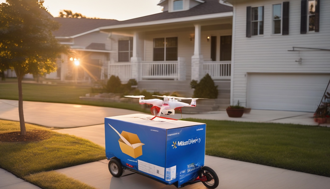 ウォルマートとアマゾンが牽引。米国ドローン配送が規制緩和で本格普及期へ、物流パラダイムシフトの現実味
